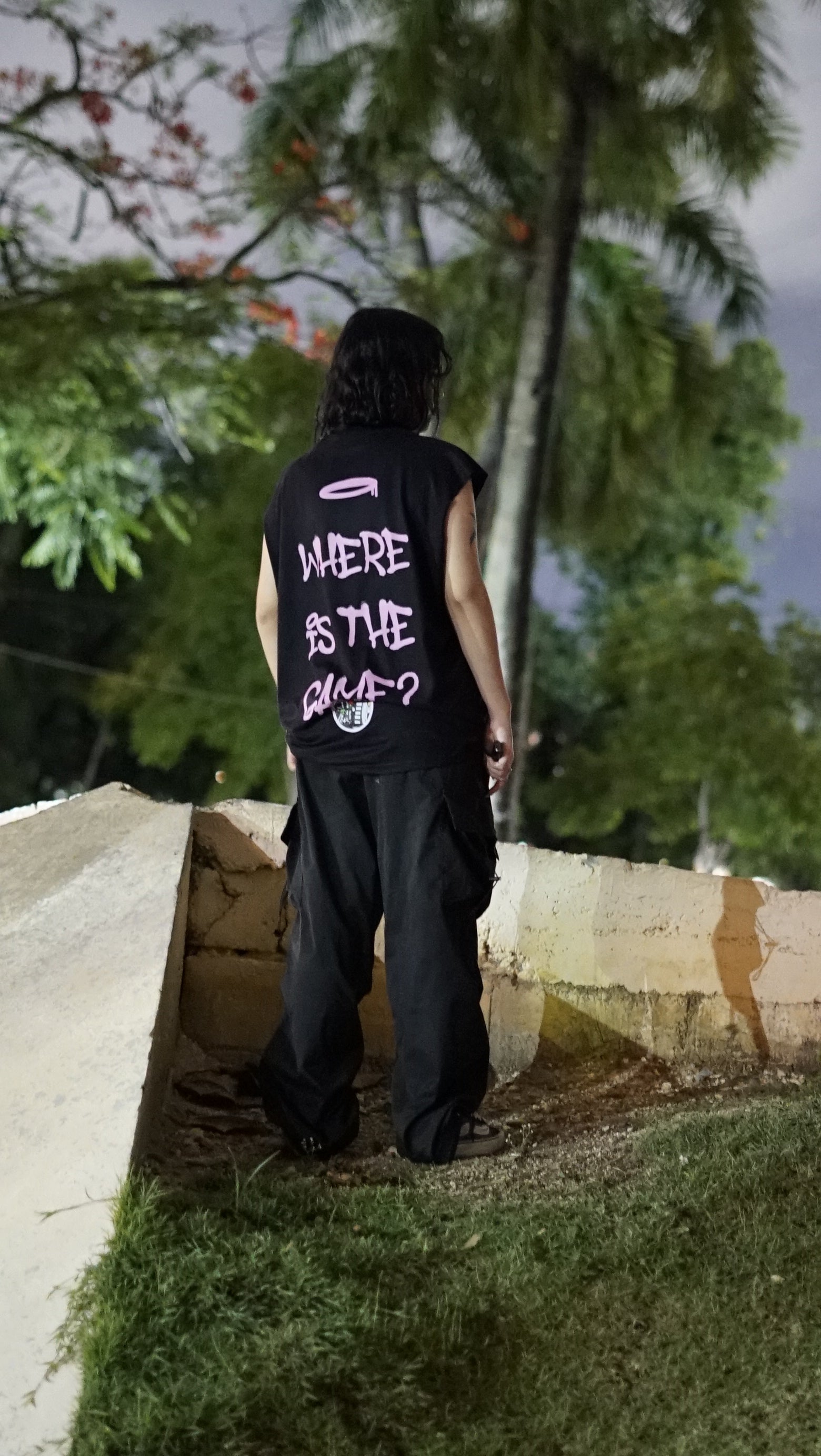 Vice city T-shirt sin mangas oversize