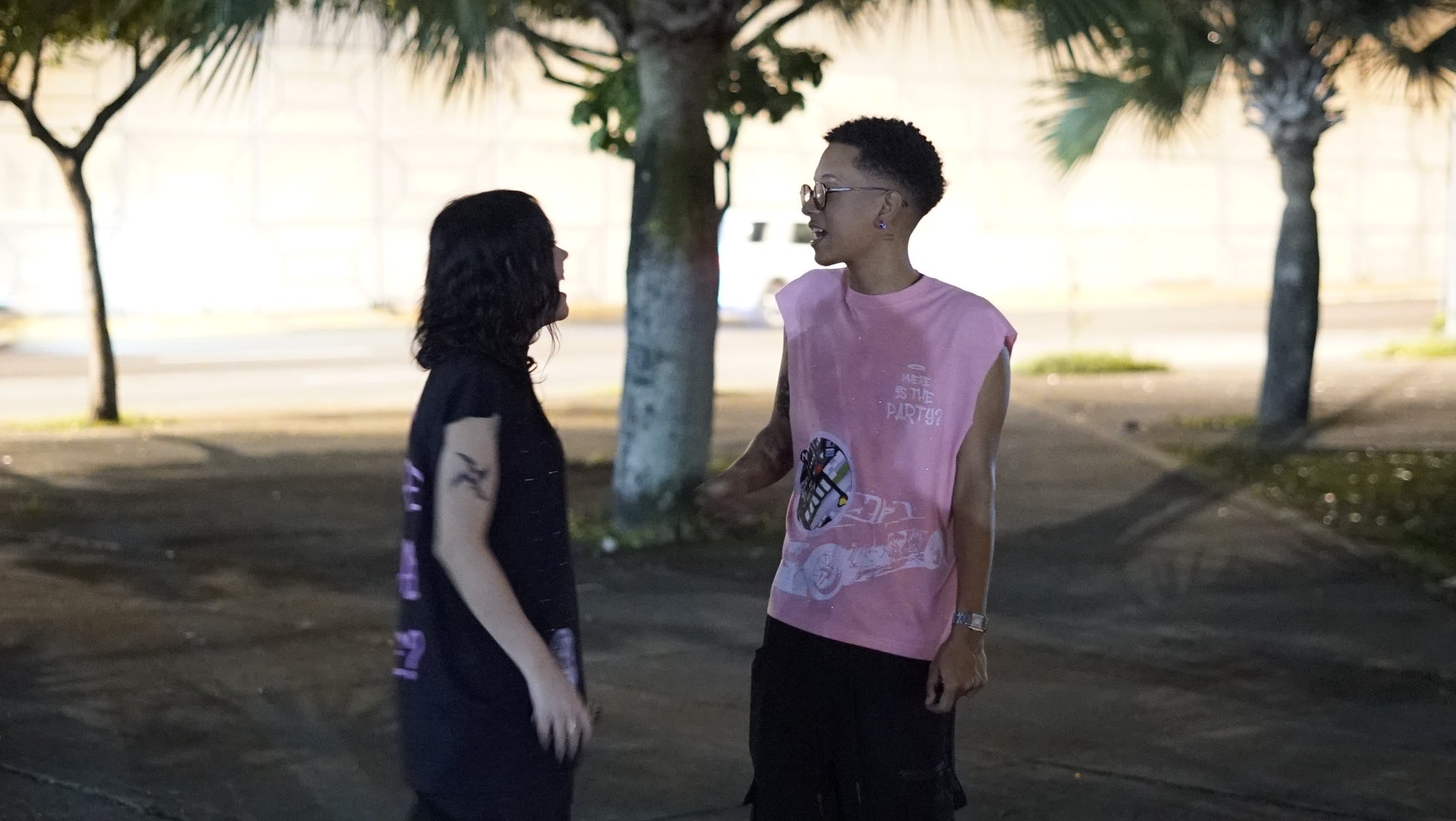 Vice city T-shirt sin mangas oversize