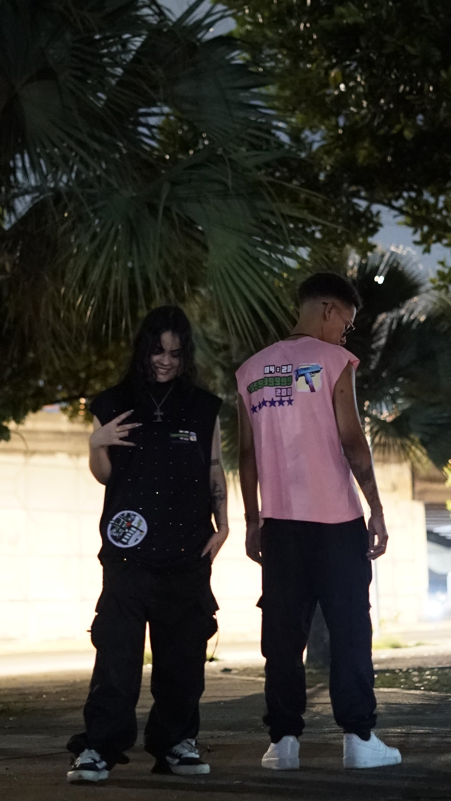 Vice city T-shirt sin mangas oversize