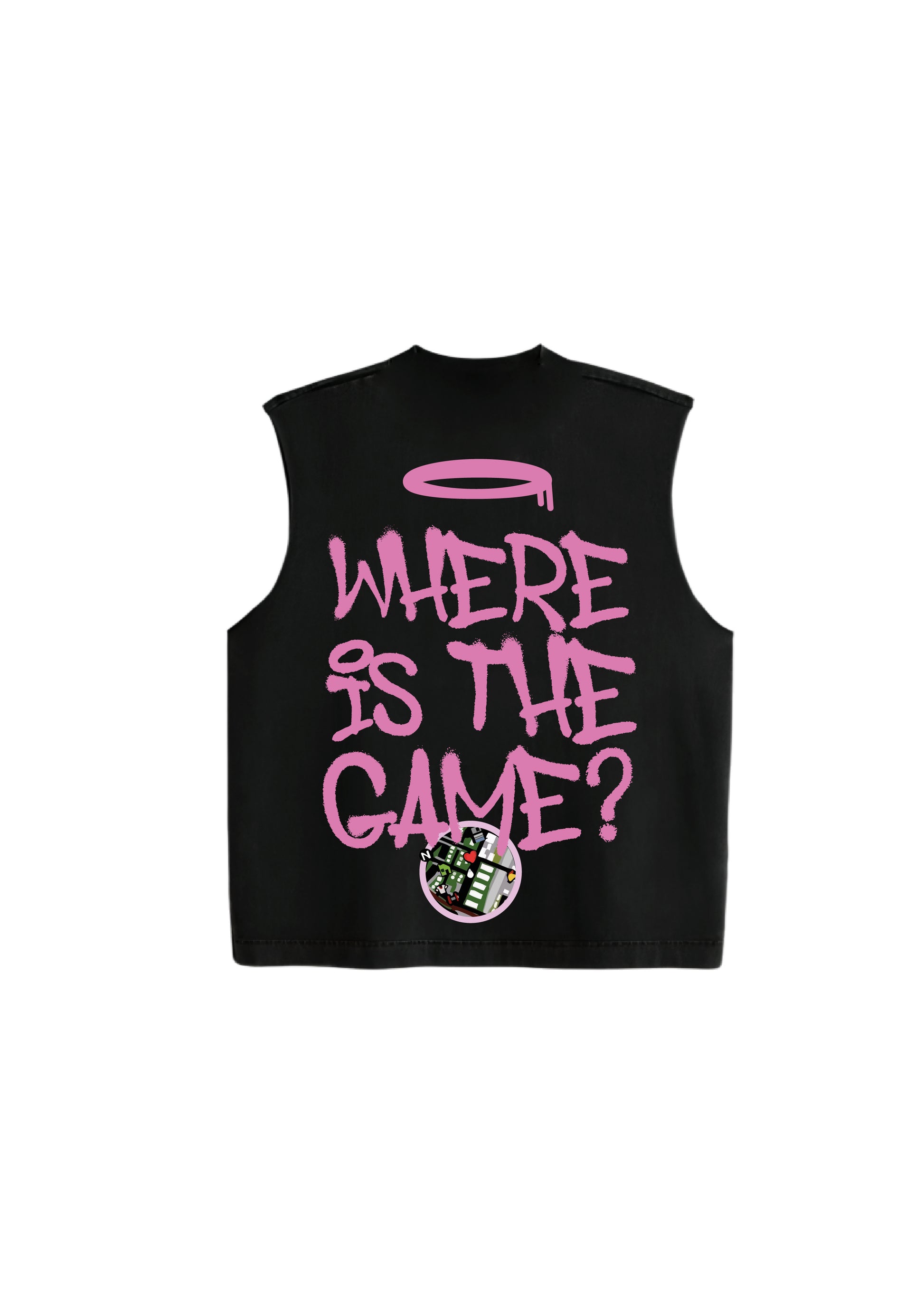 Vice city T-shirt sin mangas oversize