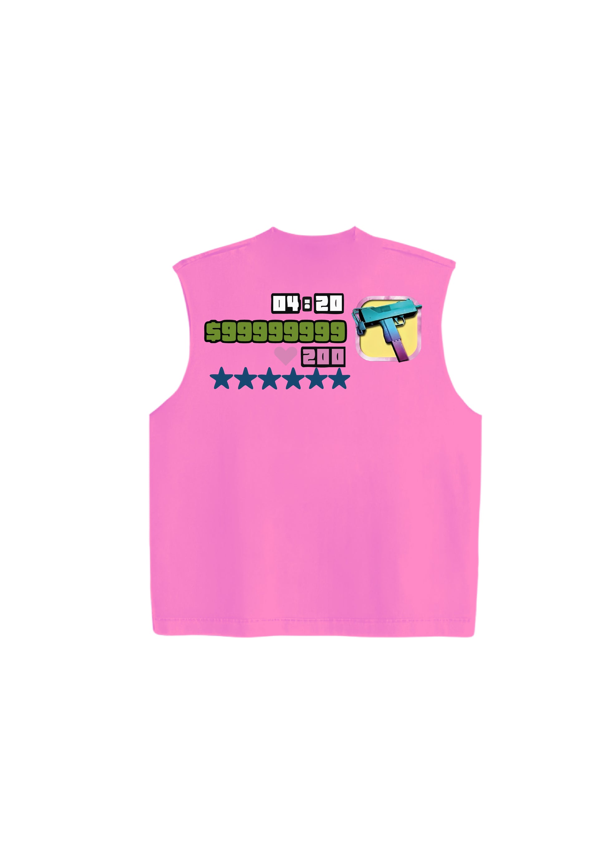 Vice city T-shirt sin mangas oversize